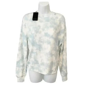 NWT Rails Ramona Light Blue Cotton Tie Dye Sweatshirt size Small